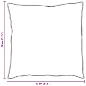 Almofada Branco 80 x 80 cm 130gsm 100% algodão