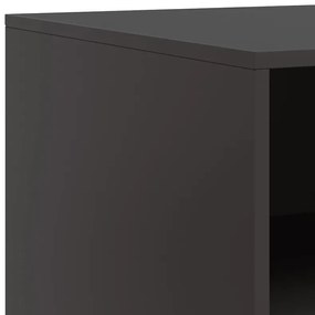 Móvel de TV 67x39x44 cm aço preto
