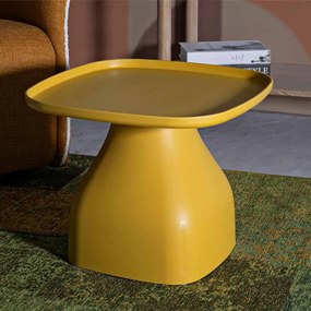 MESA DE APOIO GEA 48X48X38 CM AMARELA