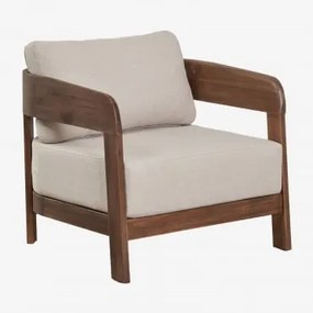 Poltrona De Jardim Em Madeira De Acácia Uleno Castanho-acácia Escuro - Sklum