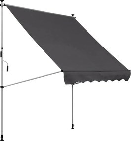 Toldo Portátil com Manivela e Altura Regulável - 200x150x170-280cm - C