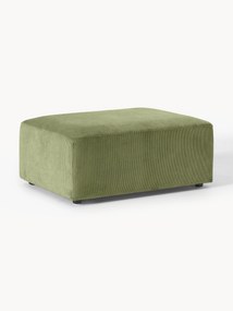 Corduroy Sofa Ottoman Melva, W 99 x D 72 cm