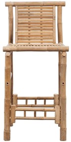 Bancos de bar 2 pcs bambu