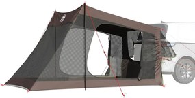 Tenda de carro para 2 pessoas impermeável castanho