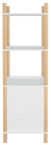 Armário alto 80x40x121 cm derivados de madeira branco