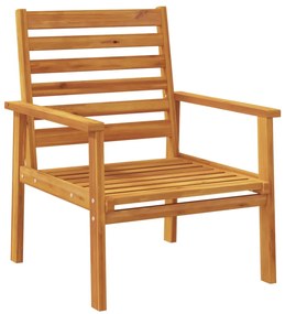 3 pcs conjunto lounge de jardim madeira de acácia maciça