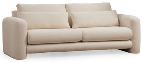 Sofá de 3 Lugares Lily – Creme – 215 cm x 97 cm x 73 cm