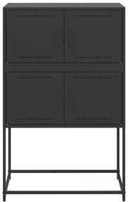 Aparador 68,5x38,5x107 cm aço preto