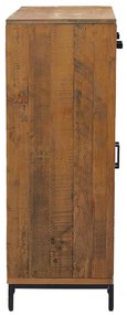 Sapateira 75x40x110 cm pinho maciço