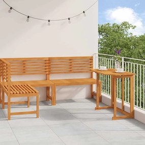 Conjunto de Bistro para o Jardim 3 Peças vidaXL em Madeira Sólida de Acácia