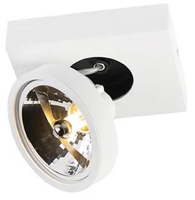 Foco moderno branco rotativo e inclinável - Ga 1 Moderno