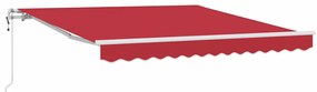 Toldo Vermelho Vermelho 300 x 250 cm Vermelho
