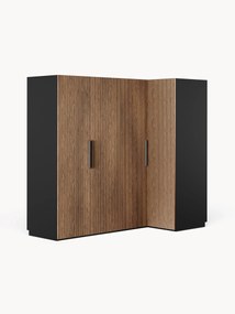 Guarda-roupa de canto modular Simone, 215 cm de largura, vários tamanhos