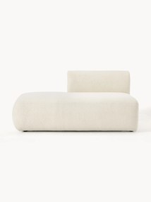 Módulo com chaise longue em teddy Sofia