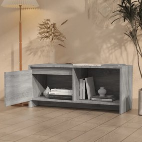 Móvel de TV 90x35x40 cm derivados de madeira sonoma cinzento