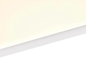 Painel LED moderno em aço 120 cm incluindo LED regulável em 4 níveis - Liv Moderno