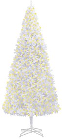 vidaXL Árvore de Natal artificial pré-iluminada 500 cm branco