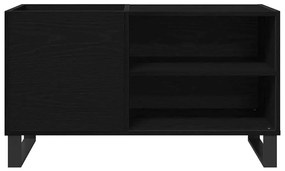 Armário de Registo vidaXL Carvalho Preto 84,5x38x48 cm Madeira Ingenie