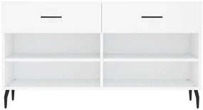 Banco sapateira 102x35x55 cm derivados de madeira branco