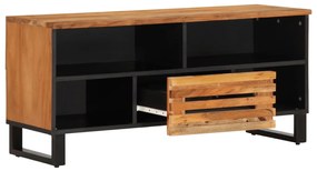 Móvel de TV 100x34x46 cm madeira de acácia maciça