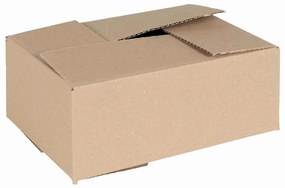 vidaXL Caixa Rebatível 50 pcs Natural 25 x 17,5 x 10 cm cartão