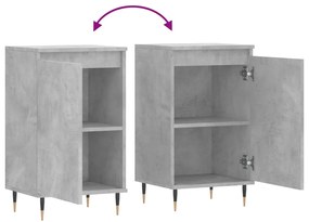 Aparadores 2 pcs 40x35x70 cm derivados de madeira cinza cimento