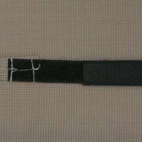 Encosto cabeça cadeira 40x7,5x15 cm textilene cinza-acastanhado