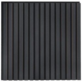 Painéis de parede acústicos 8 pcs ripado 60,5x60 cm