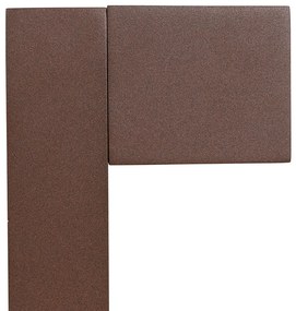 Candeeiro de pé exterior industrial castanho ferrugem 80 cm IP44 - Baleno