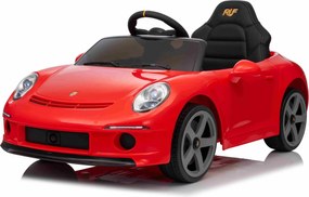 Carro elétrico para crianças RUF GT 12V,com portas rebatíveis, comando remoto, luzes LED dianteiras e traseiras, entrada USB/Aux, bateria de lítio, li