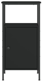 Mesa de Cabeceira - Preto - 41x31x80 cm