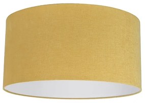 Abajur de tecido amarelo 50/50/25 Moderno