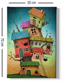 Tela Decorativa Modelo 302045234 – Multicolor – 50 x 70 cm