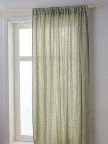 Cortinado translúcido, em gaze de algodão
