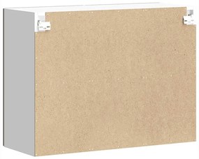 Armário de parede cozinha porta vidro Lucca carvalho castanho