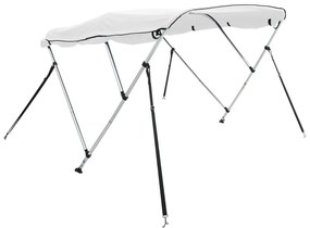 Toldo de 3 arcos Bimini c/ paredes laterais 183x(170-182)x137cm