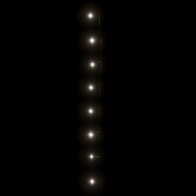 Cordão de luzes c/ 600 LEDs int/ext IP44 60m branco frio