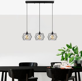 Candeeiro Karakas – Preto – 98 x 24 cm