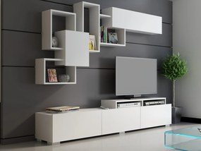Móvel TV Amor – Branco – 210x30x35 cm