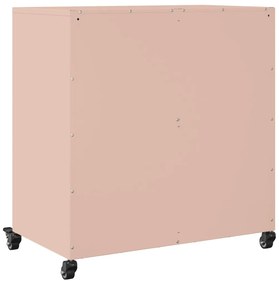 Aparador 68x39x72 cm aço rosa