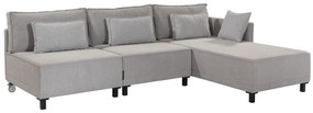 Sofá-Cama de Canto Matris – Cinzento – 285 x 90 x 192 cm