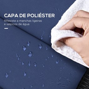 Almofada para Espreguiçadeira 196x63x6 cm Almofada para Espreguiçadeir