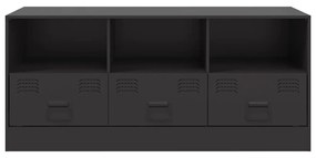 Móvel de TV 99x39x44 aço preto