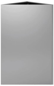 Vaso/floreira de jardim triangular 50x43x75 cm aço galvanizado