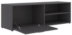 Móvel de TV 120x34x37 cm derivados de madeira cinzento