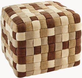Pufe de jardim artesanal Braided