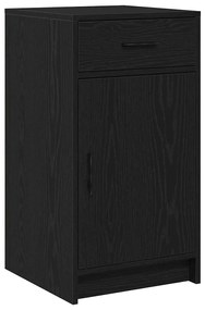 Buffet vidaXL Preto Carvalho 40x41x75 cm Madeira de engenharia