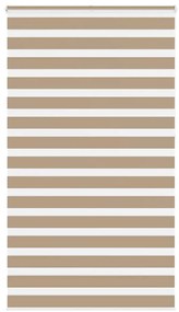 vidaXL Cortina de zebra 135x230 cm largura do tecido 130,9cm poliéster