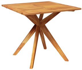 3 pcs conjunto de jantar para jardim madeira de acácia maciça