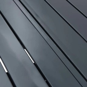 Mesas de Extensão vidaXL 2 pcs Antracite 210x90x73 cm Aço